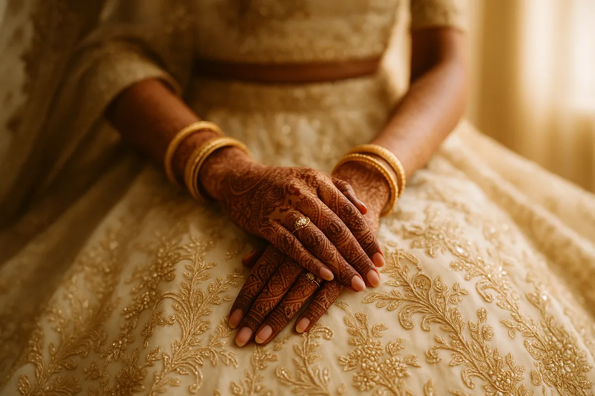 Bridal mehndi and makeup